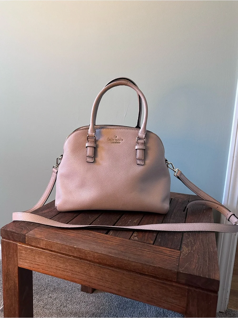 Kate Spade Dusty Pink Leather Satchel